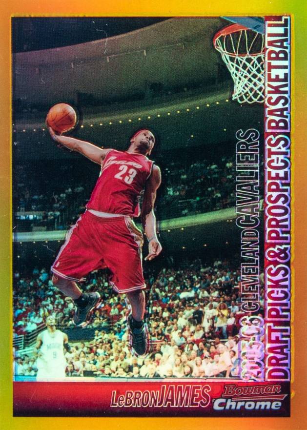 2005 Bowman Draft Pick & Prospect LeBron James #23 Basketball Card