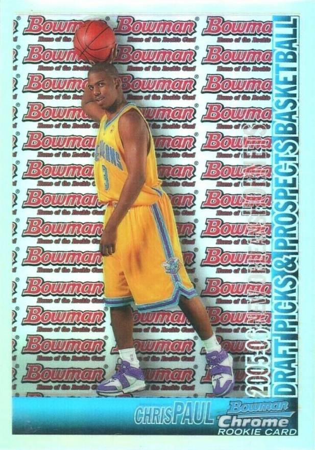 2005 Bowman Draft Pick & Prospect Chris Paul #111 Basketball Card