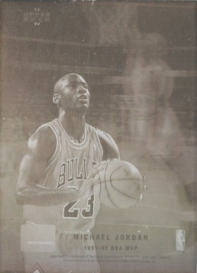 1992 Upper Deck McDonalds Michael Jordan #MJ Basketball Card