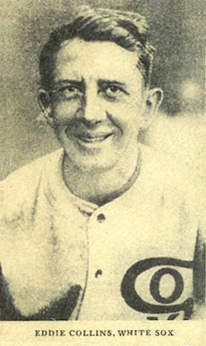 1921 Oxford Confectionery Eddie Collins, White Sox # Baseball Card