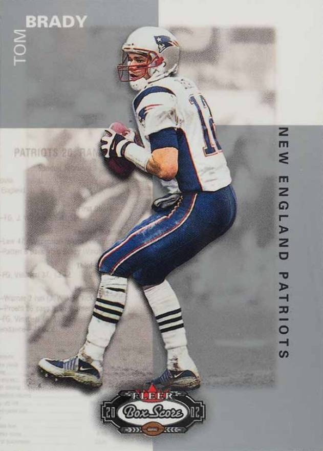 2002 Fleer Box Score Tom Brady #22 Football Card