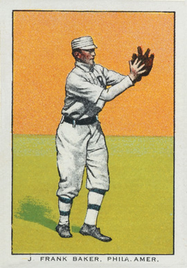 1911 Martens Bakery Frank Baker #1 Baseball Card