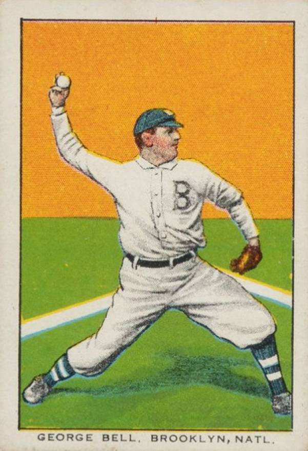 1911 Weber Bakery George Bell #3 Baseball Card