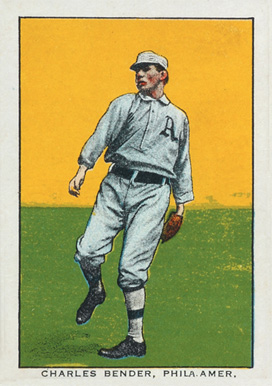 1911 Weber Bakery Chief Bender #4 Baseball Card