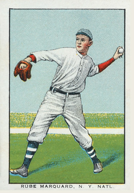 1911 Weber Bakery Rube Marquard #21 Baseball Card