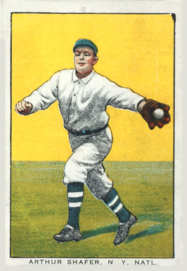 1911 Weber Bakery Arthur Shafer #27 Baseball Card