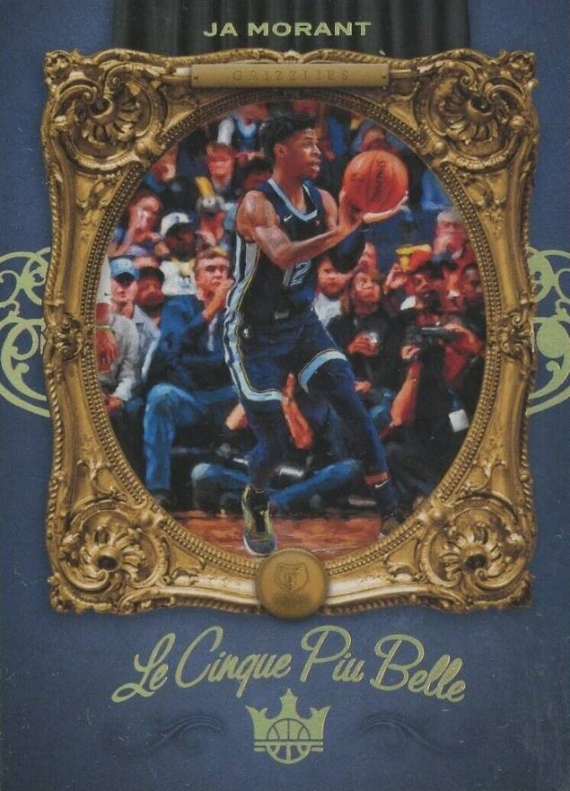 2019 Panini Court Kings Le Cinque Piu Belle Ja Morant #4 Basketball Card