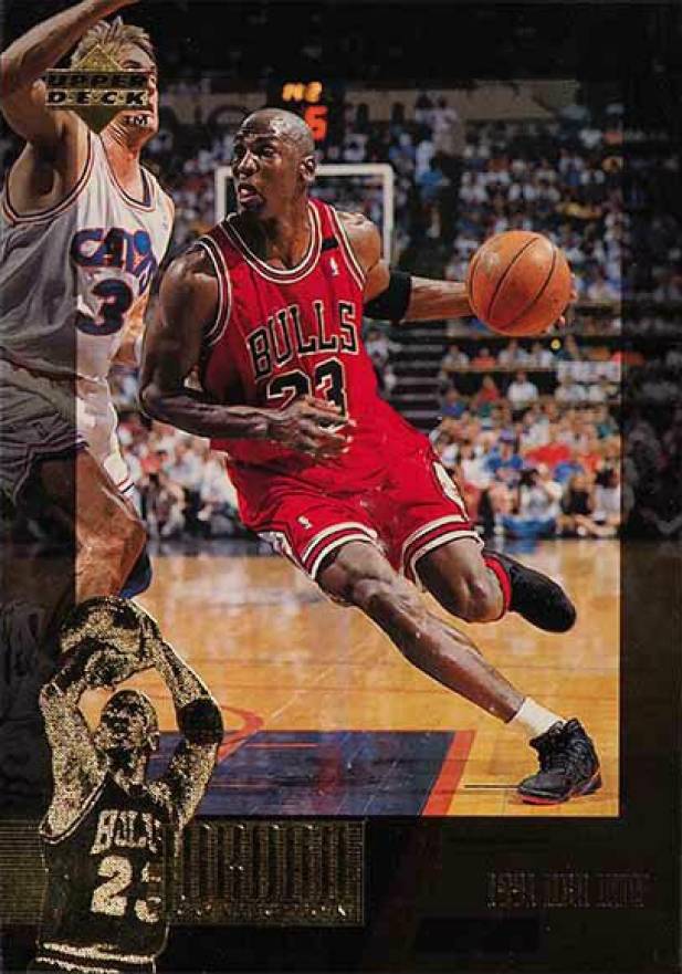 1995 Upper Deck Jordan Collection Michael Jordan #JC18 Basketball Card