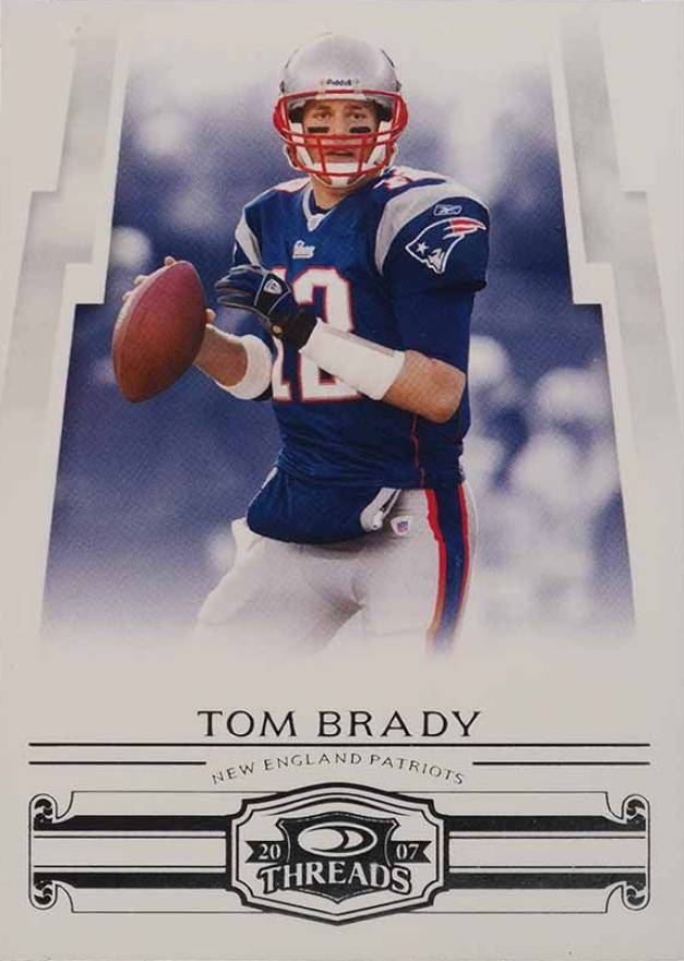 2007 Donruss Threads Tom Brady #26 Football Card