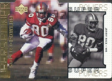 1998 Upper Deck Super Powers Jerry Rice #S2 Football Card