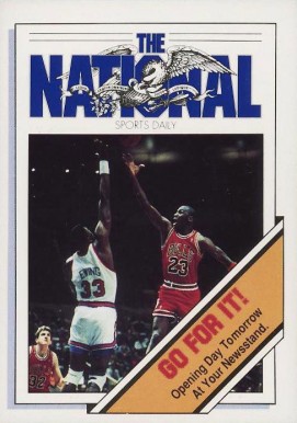 1990 The National Michael Jordan Promo Michael Jordan # Basketball Card