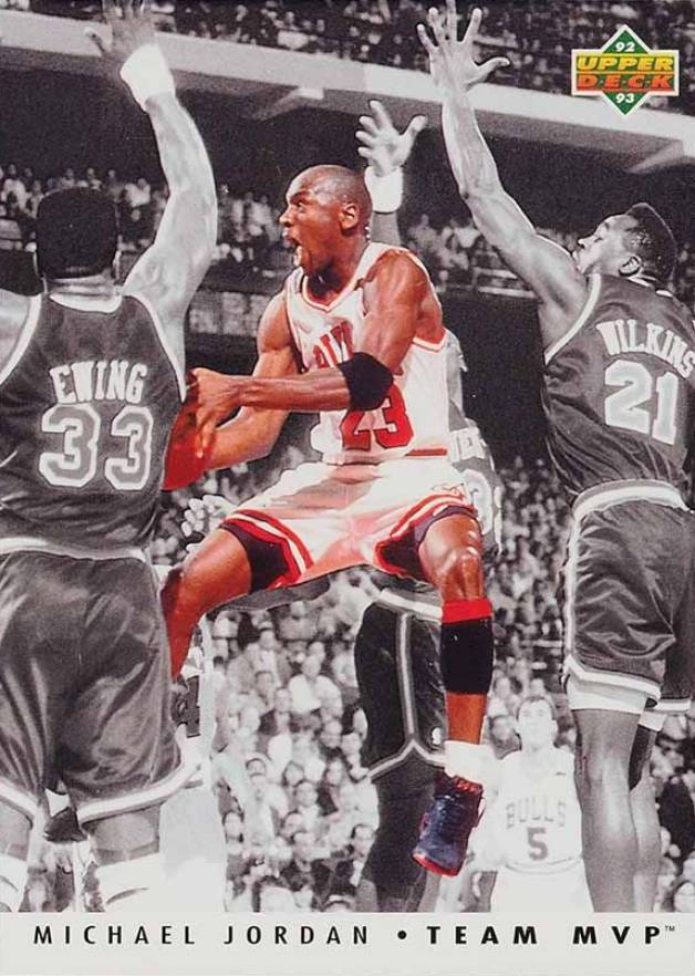 1992 Upper Deck Team MVP Michael Jordan #TM5 Basketball Card