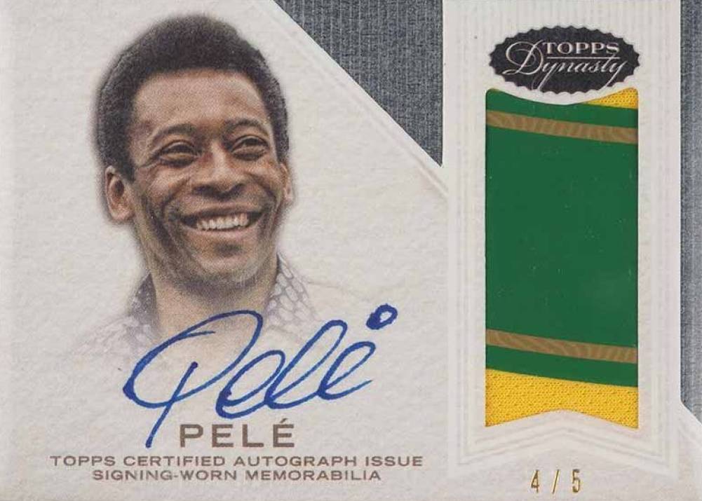 2016 Topps Dynasty Autograph Patches Pele #APP6 Other Sports Card