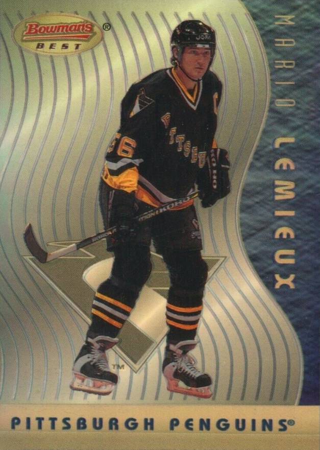 1995 Bowman's Best Mario Lemieux #BB10 Hockey Card