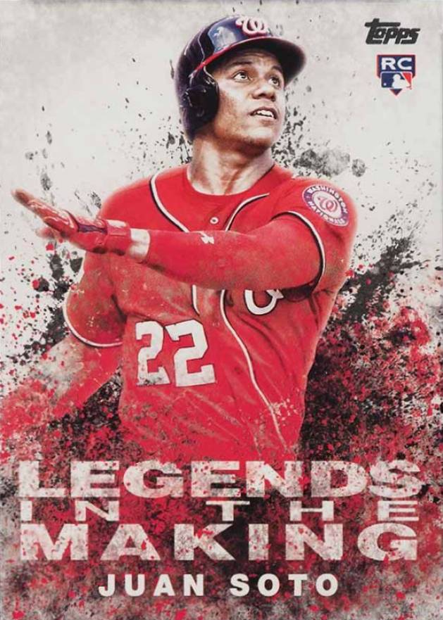 2018 Topps Update Legends in the Making Juan Soto #LITM-8 Baseball Card