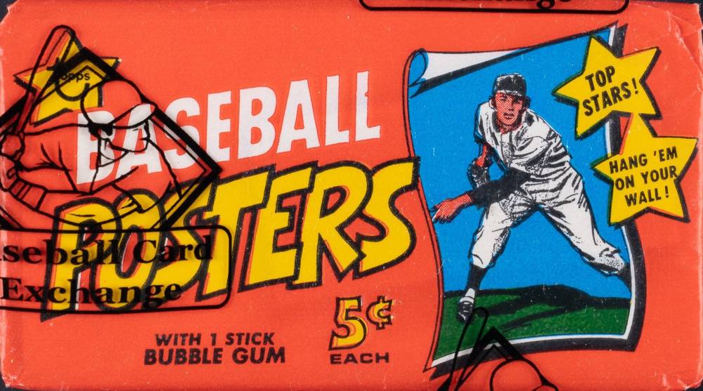 1968 Topps Posters Wax Pack #WP Baseball Card