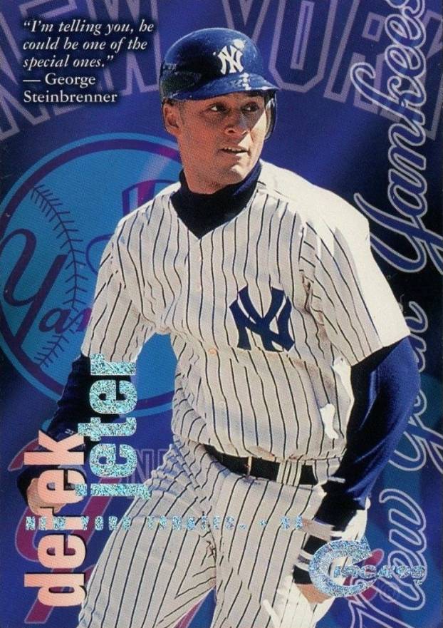 1996 Circa Rave Derek Jeter #65 Baseball Card