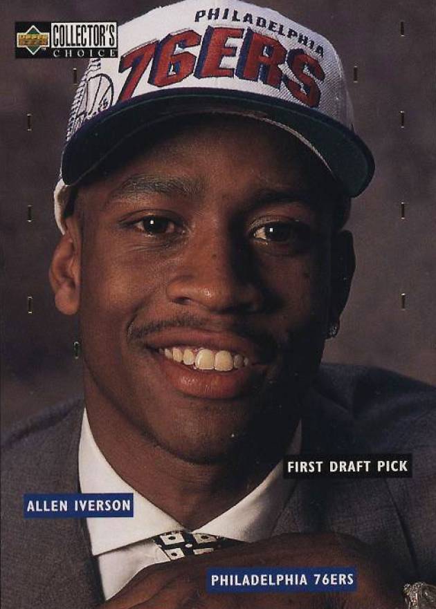 1996 Collector's Choice Draft Trade Allen Iverson #DR1 Basketball Card