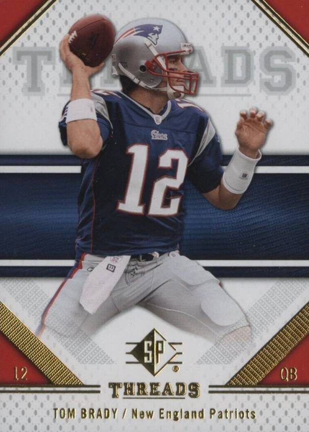 2009 SP Threads Tom Brady #93 Football Card