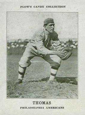 1912 Plow's Candy Ira Thomas # Baseball Card