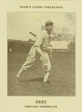 1912 Plow's Candy Joe Benz # Baseball Card