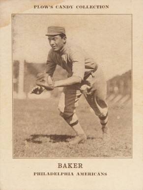 1912 Plow's Candy Home Run Baker # Baseball Card