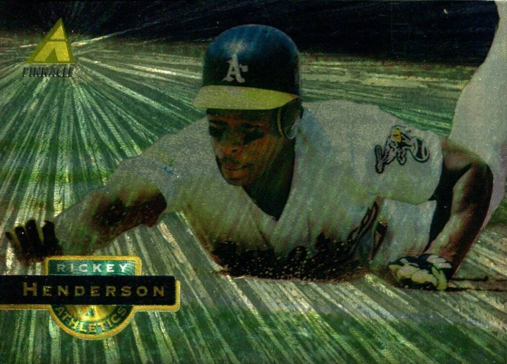 1994 Pinnacle Museum Collection Rickey Henderson #450 Baseball Card