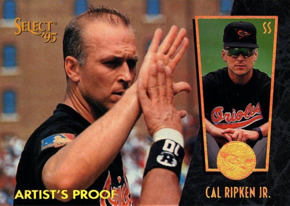 1995 Select Artist's Proof Cal Ripken Jr. #1 Baseball Card