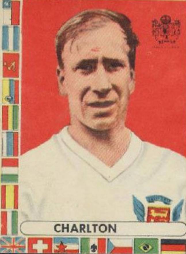 1962 Copa Do Mundo Bobby Charlton #140 Soccer Card