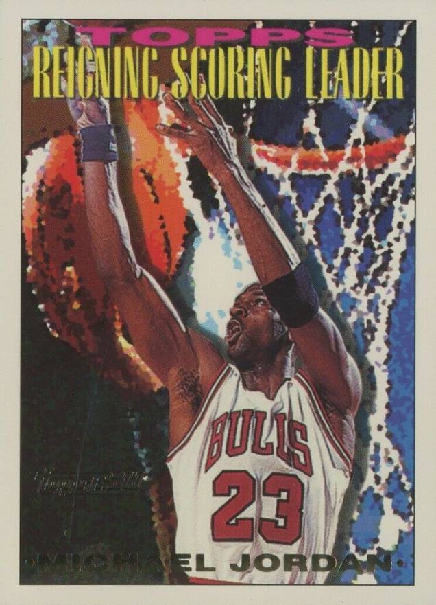 1993 Topps Gold Michael Jordan #384 Basketball Card