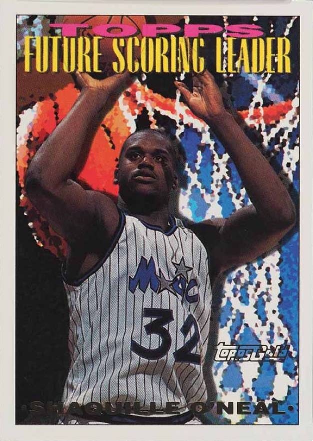 1993 Topps Gold Shaquille O'Neal #386 Basketball Card