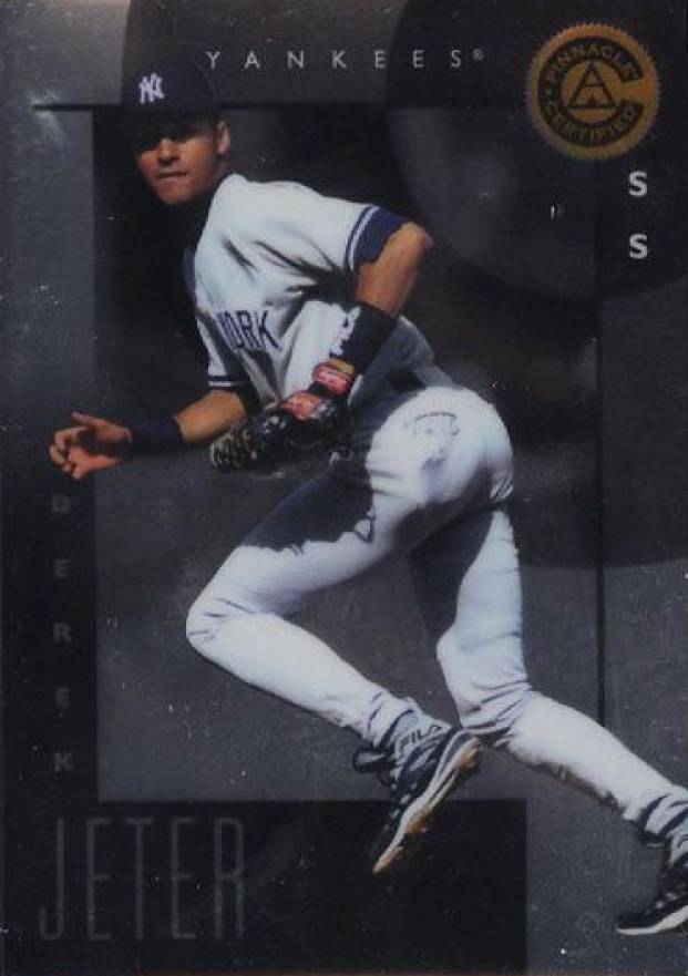 1998 Pinnacle Certified Test Issue Derek Jeter #9 Baseball Card