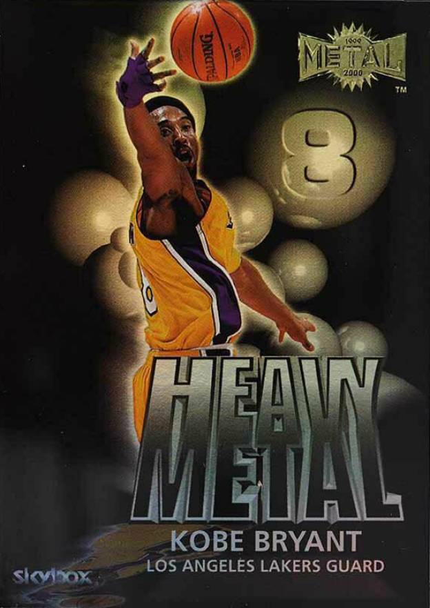 1999 Metal Heavy Metal Kobe Bryant #1 Basketball Card