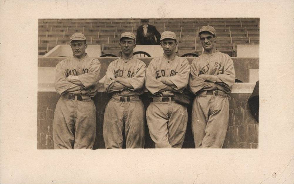 1915 Real Photo Postcard (1915) Boston Red Sox Team # Baseball Card