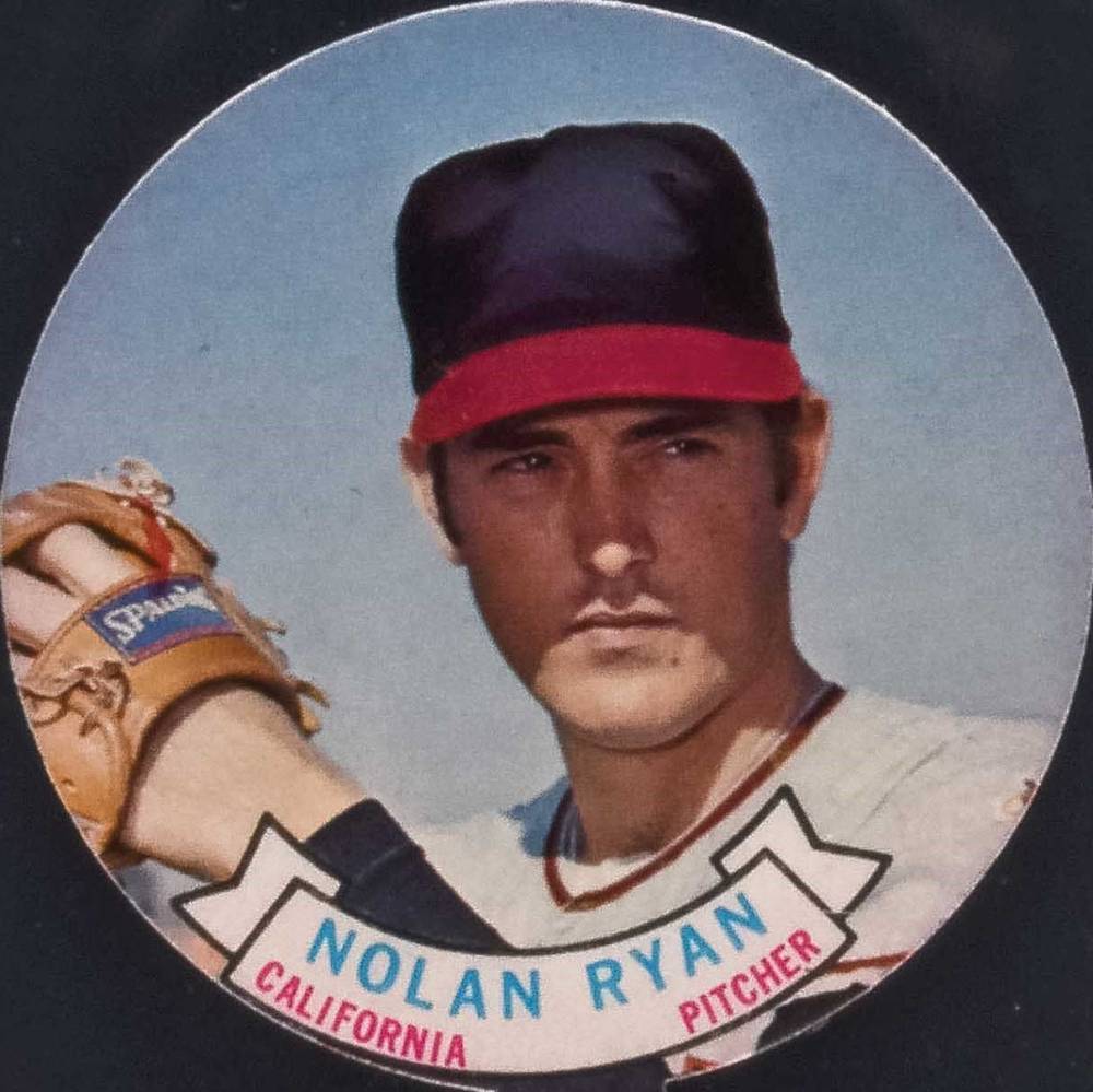 1972 Topps Candy Lids Test Issue Nolan Ryan # Baseball Card