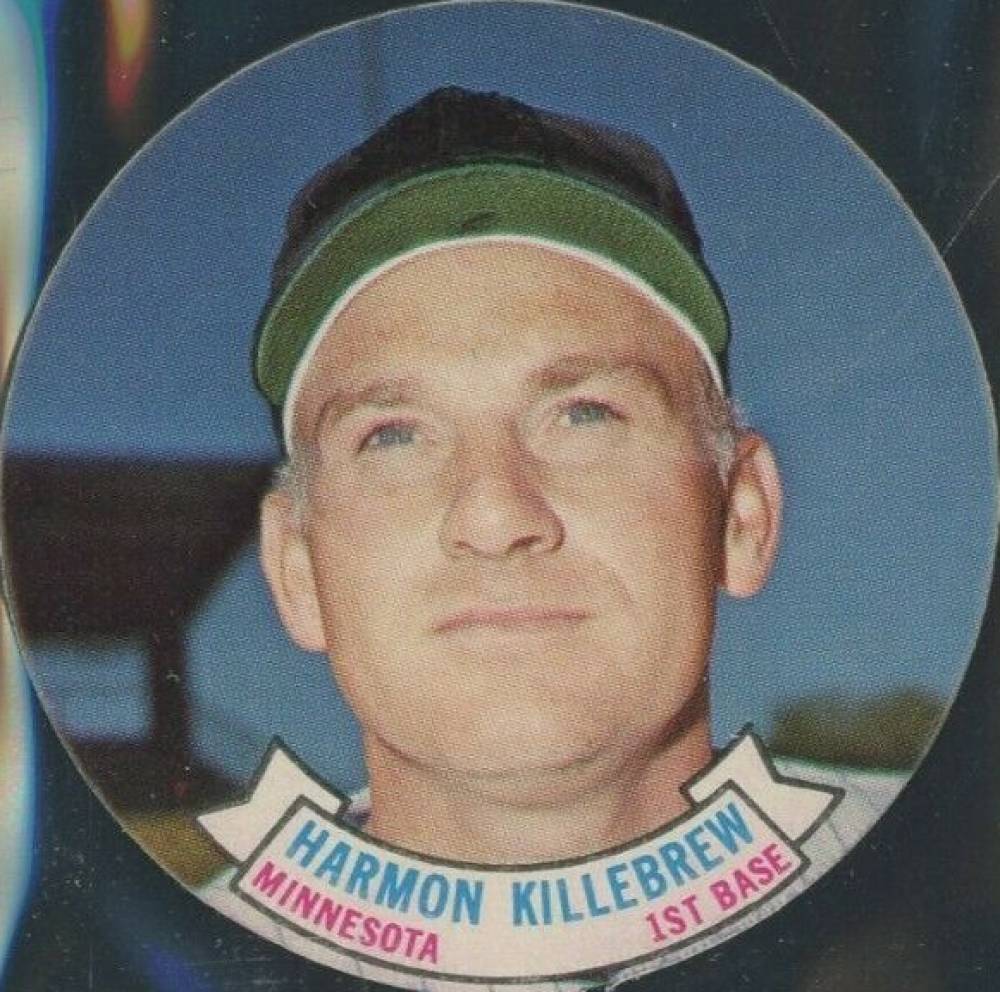 1972 Topps Candy Lids Test Issue Harmon Killebrew # Baseball Card