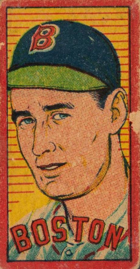 1950 Menko JCM125 U.S. Major League Ted Williams #2857 Baseball Card