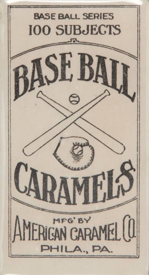 1909 E90-1 American Caramel Bush, s.s., Detroit Amer. # Baseball Card