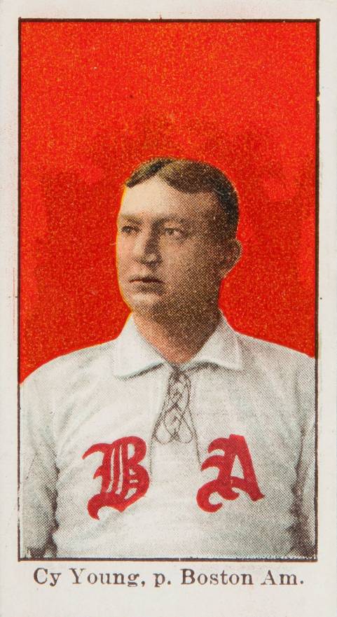 1909 E90-1 American Caramel Young, p. Boston Amer. # Baseball Card