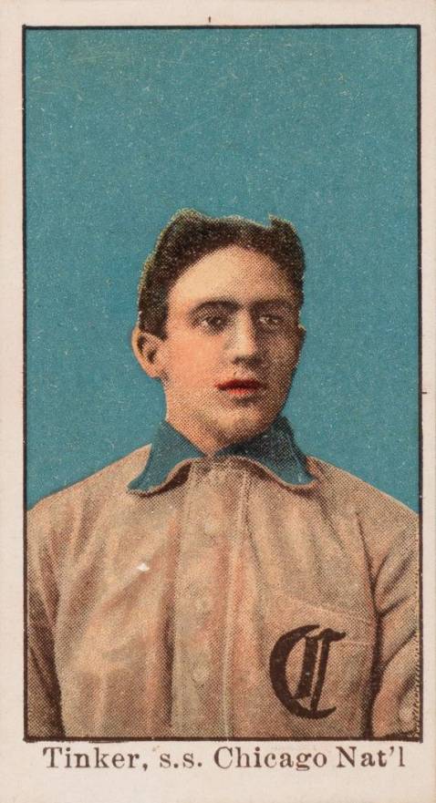 1909 E90-1 American Caramel Tinker, s.s. Chicago Nat'l # Baseball Card