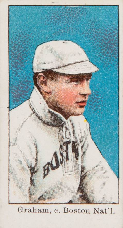 1909 E90-1 American Caramel Graham, c. Boston Nat'l # Baseball Card