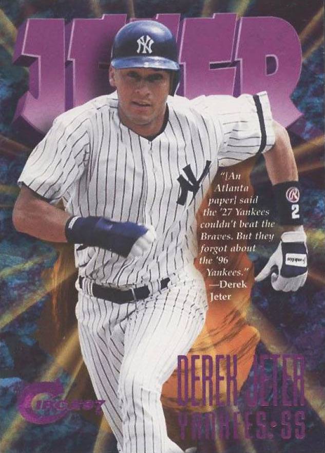 1997 Circa Rave Derek Jeter #200 Baseball Card