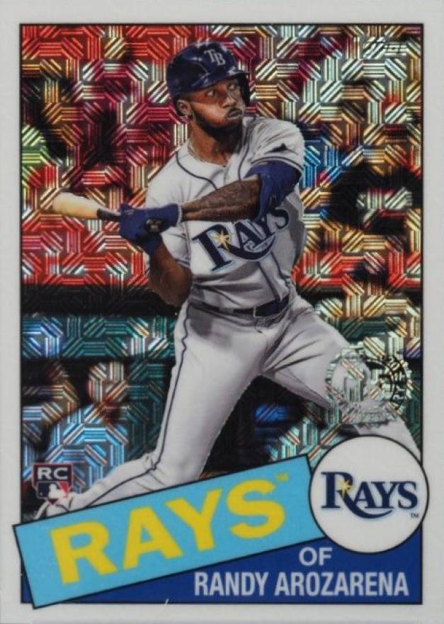 2020 Topps Silver Pack 1985 Chrome Promo Randy Arozarena #41 Baseball Card
