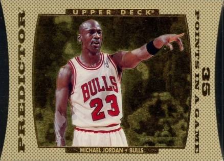 1996 Upper Deck Predictor Scoring Michael Jordan #P2 Basketball Card