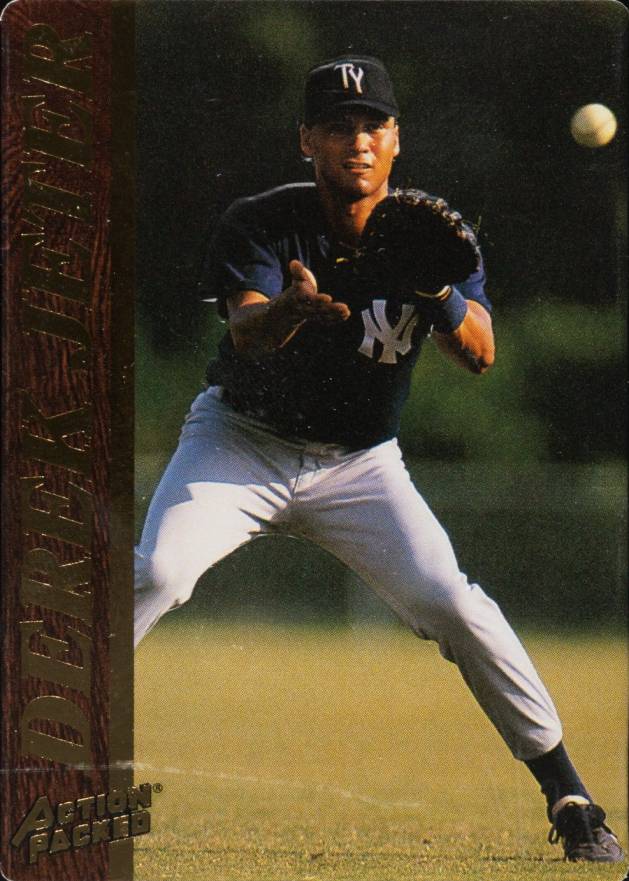 1995 Action Packed Scouting Report Derek Jeter #10 Baseball Card