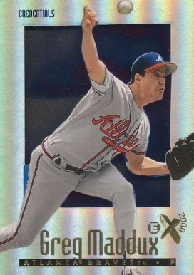 1997 Skybox E-X2000 Greg Maddux #57 Baseball Card