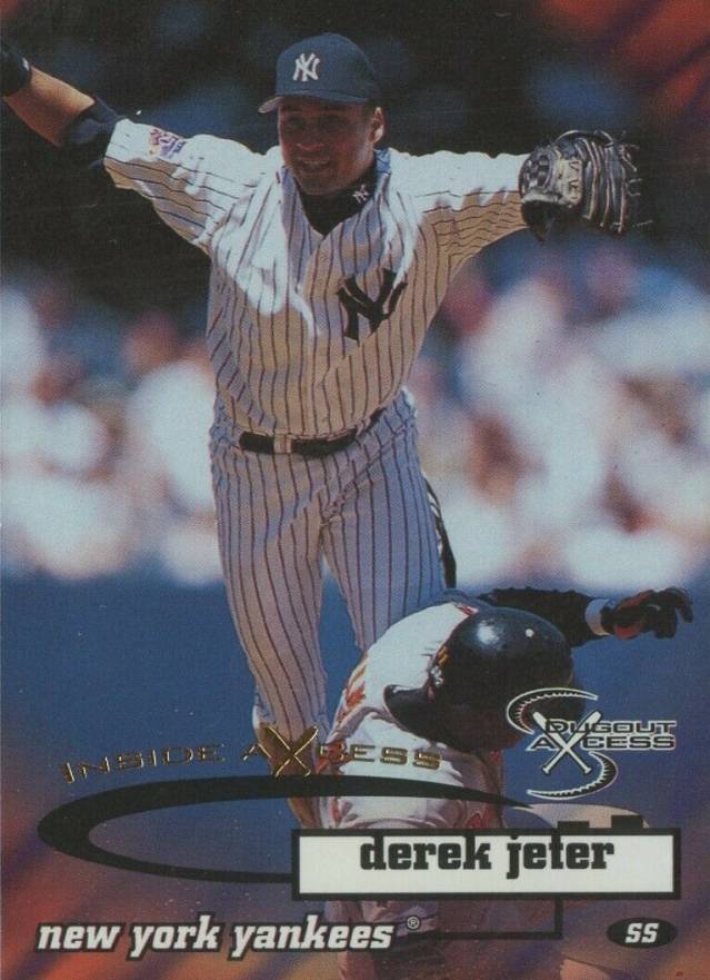 1998 Skybox Dugout Axcess Derek Jeter #73 Baseball Card