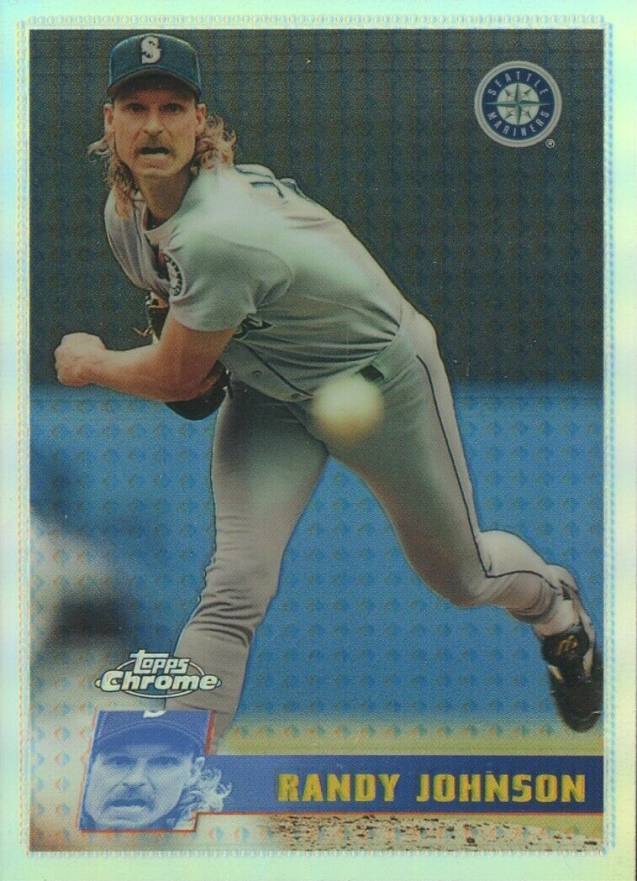 1996 Topps Chrome Randy Johnson #43 Baseball Card