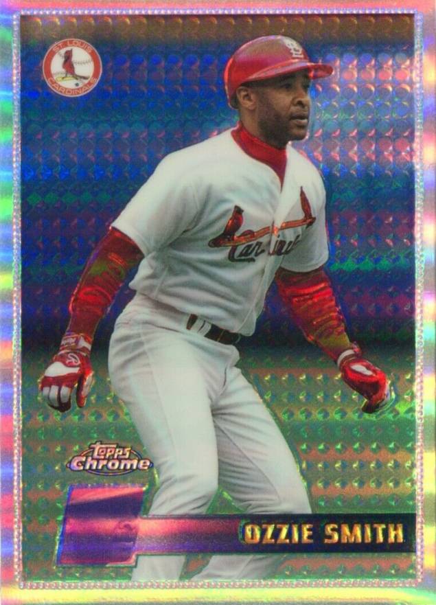 1996 Topps Chrome Ozzie Smith #120 Baseball Card