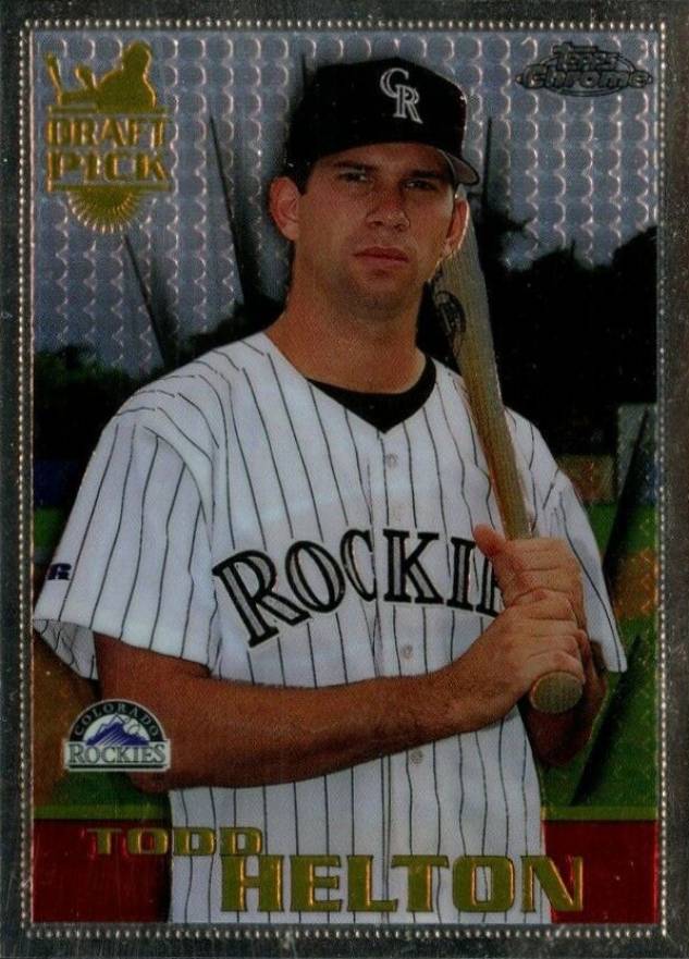 1996 Topps Chrome Todd Helton #13 Baseball Card